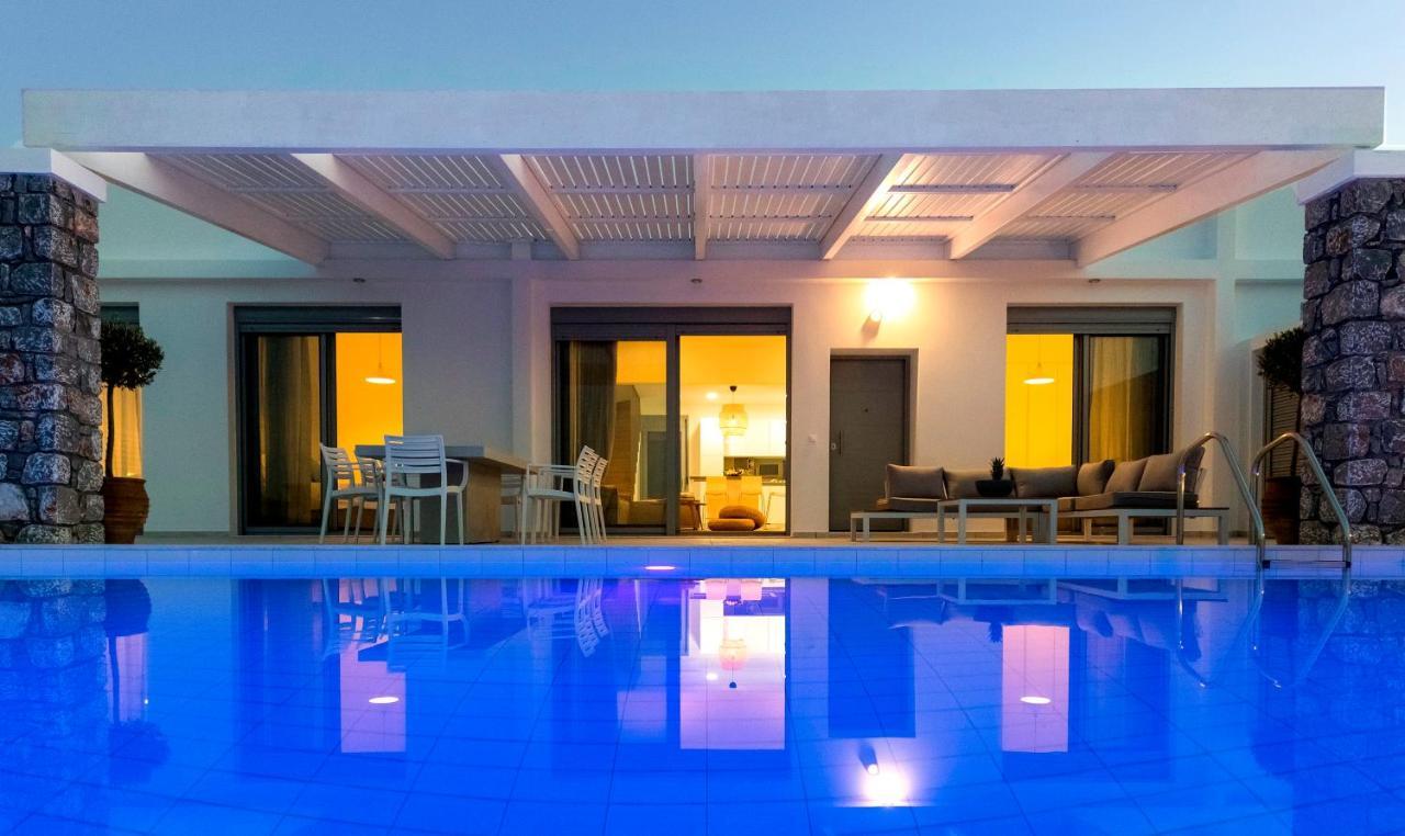 Crystal With Swimming Pool In